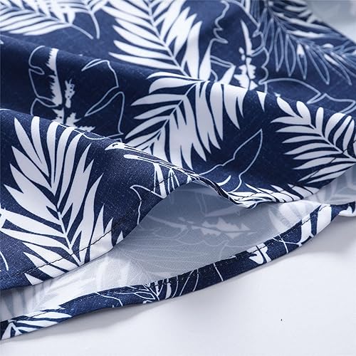 Miniatura 6 de Camisa hawaiana para hombre, manga corta, con botones, ropa de playa, unisex, flamencos, verano, camisas florales Aloha