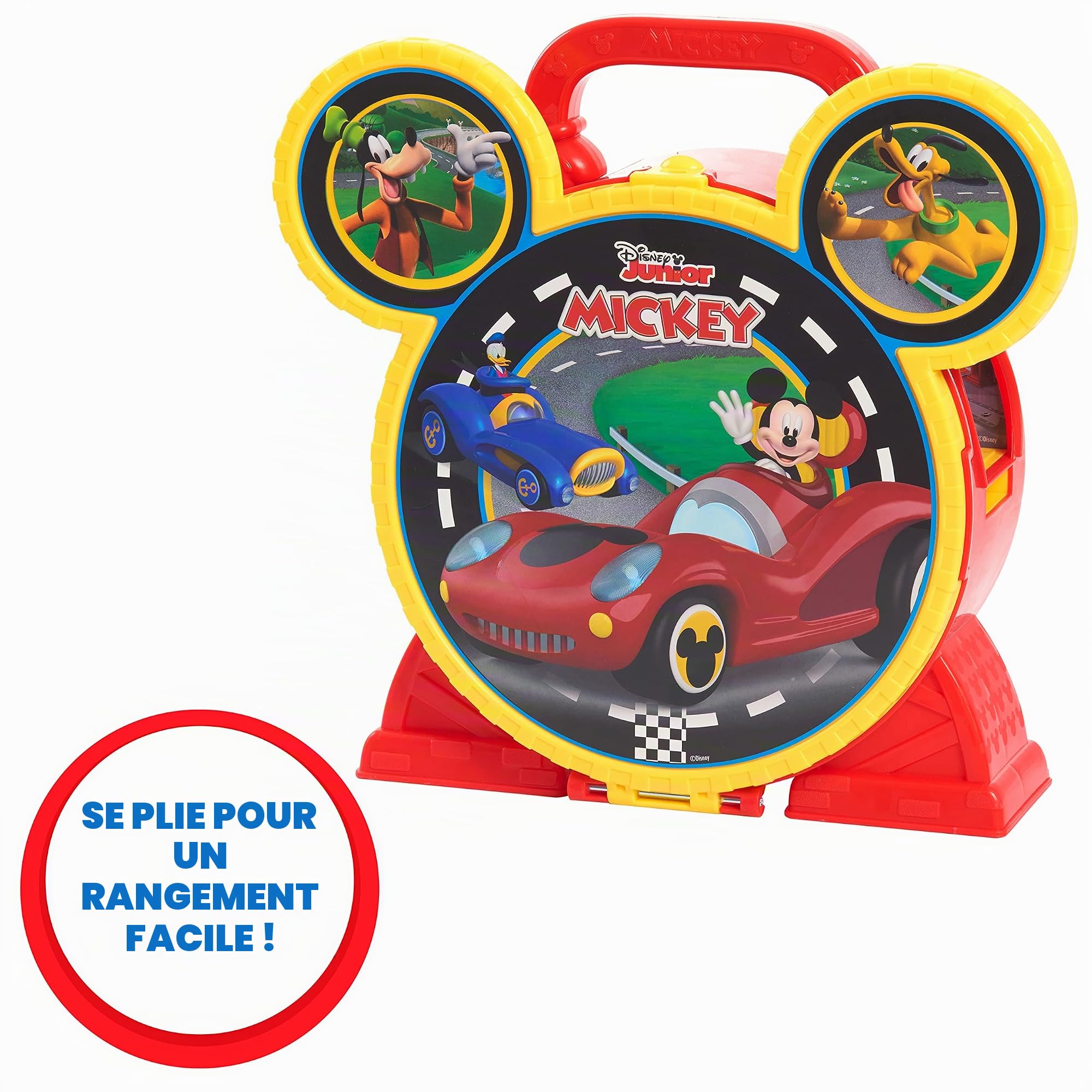 Garage Mickey Mouse, 12 Accessoires, Jeux d’Imitation, Jouets pour Enfants de 3 Ans et Plus par Just Play