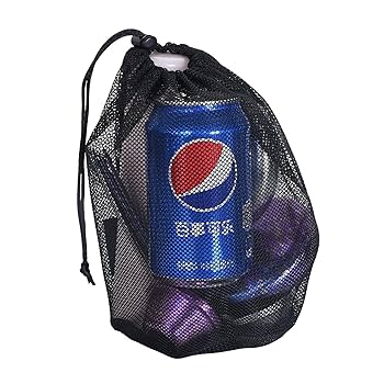 Boundless Voyage Durable Nylon Mesh Drawstring Bag for
