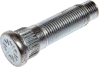 Dorman 610-368 1/2-20 Serrated Wheel Stud - 0.627 In. Knurl, 1-31/32 In. Length Compatible with Select Models, 10 Pack
