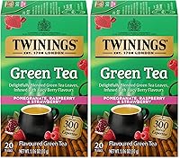 Vista 154 de Twinings, Wild Berries Herbal Tea - Té herbal de bayas silvestres sin cafeína, té en bolsas individuales, caliente o helado, embalaje puede variar