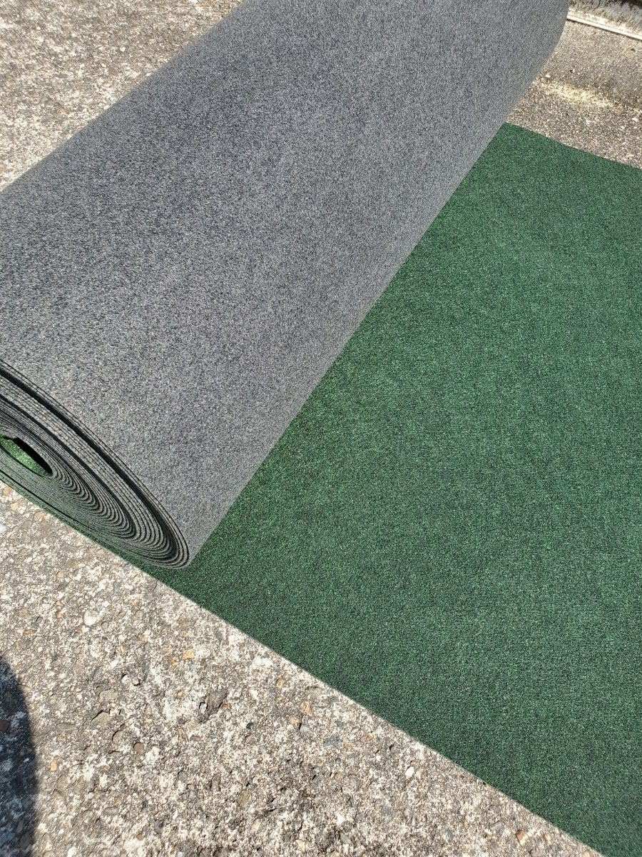 【新品】本格ポリエステル不織布 防草シート(グリーン)厚手　巾1m×30m 本格ポリ ル不織布 防草シート グリーン 巾1m×25m 🏄 | 本格ポリ