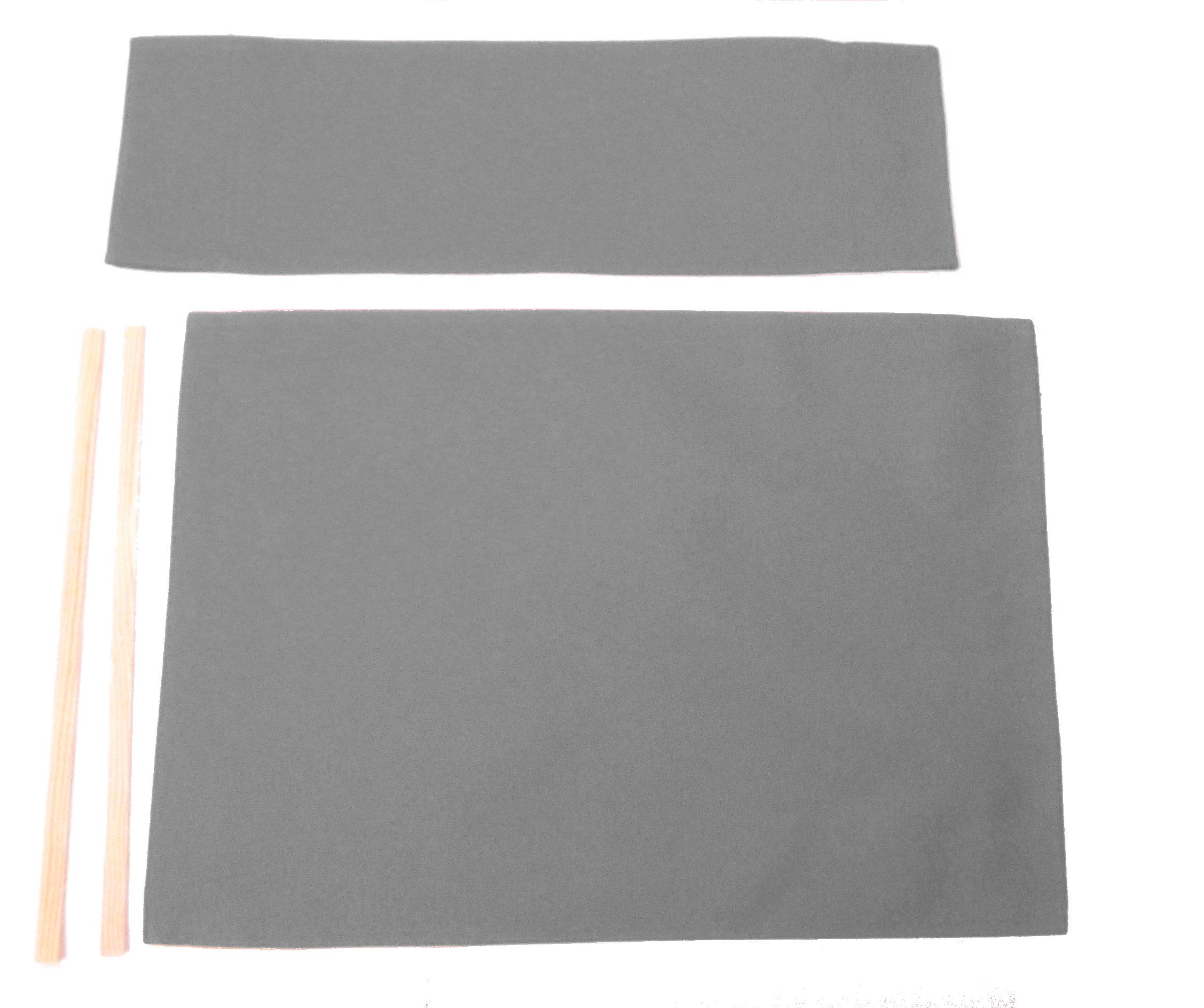 Replacement Cover Canvas for Director's Chair (Flat Stick) (Grey)