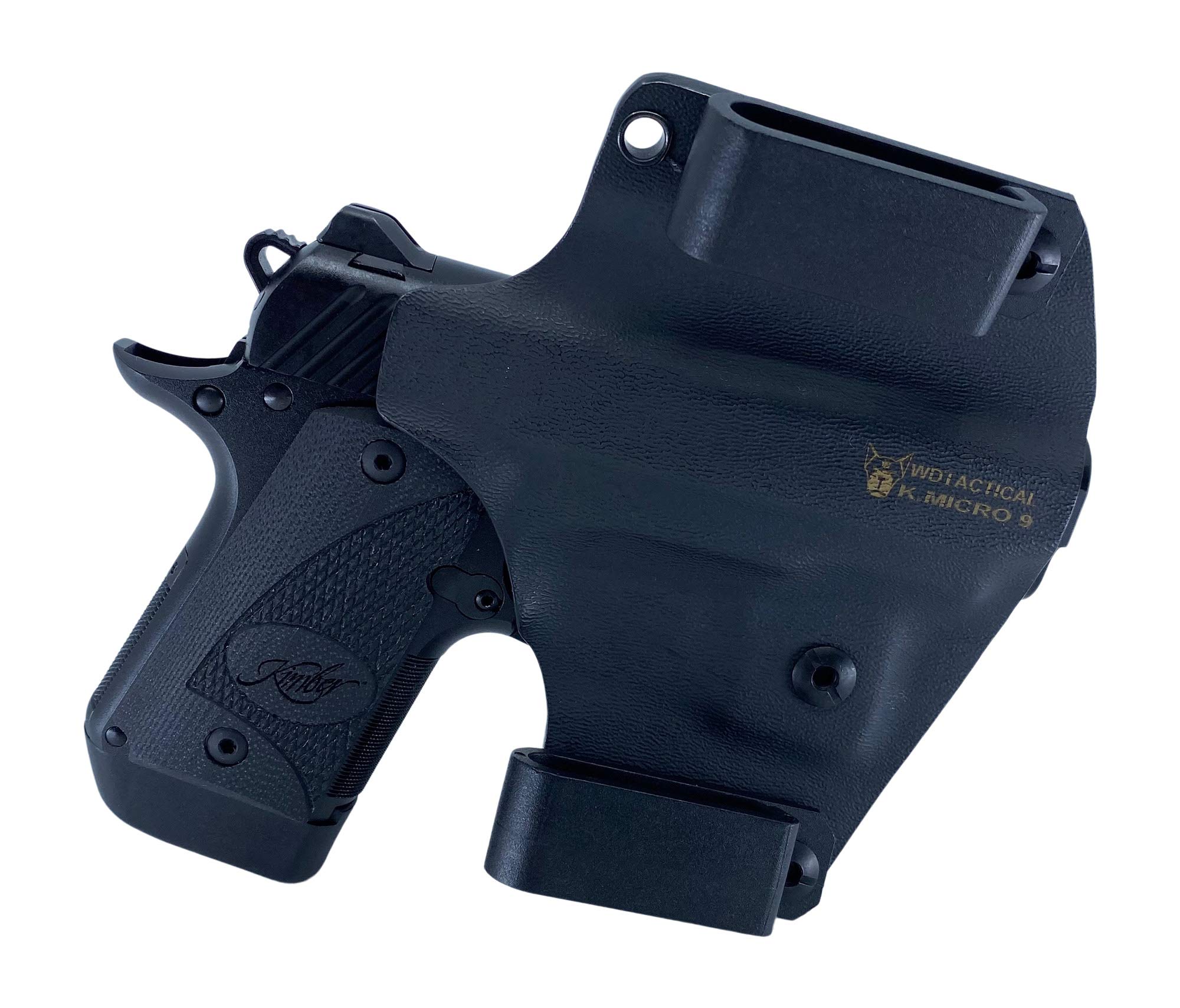 Watchdog Tactical, Kimber Micro 9 Holster, Left-Handed, Black, OWB/IWB