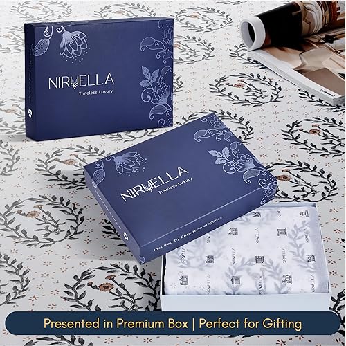 Miniatura 7 de Camino de mesa navideño de 72 pulgadas y manteles individuales, juego de 4  100% tela de algodón, lavable, resistente al calor, color verde Navidad