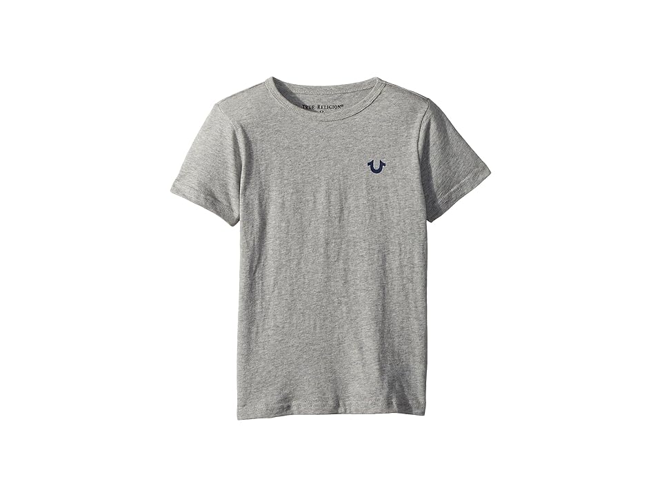 

True Religion Kids Branded Logo T-Shirt (Toddler/Little Kids) (Heather Grey) Boy's T Shirt