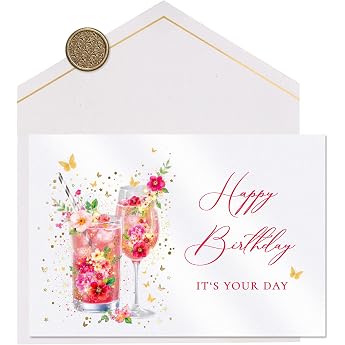 Joli Coon Premium Birthday Card Stardust It's Your Day 17 x 11.5 cm