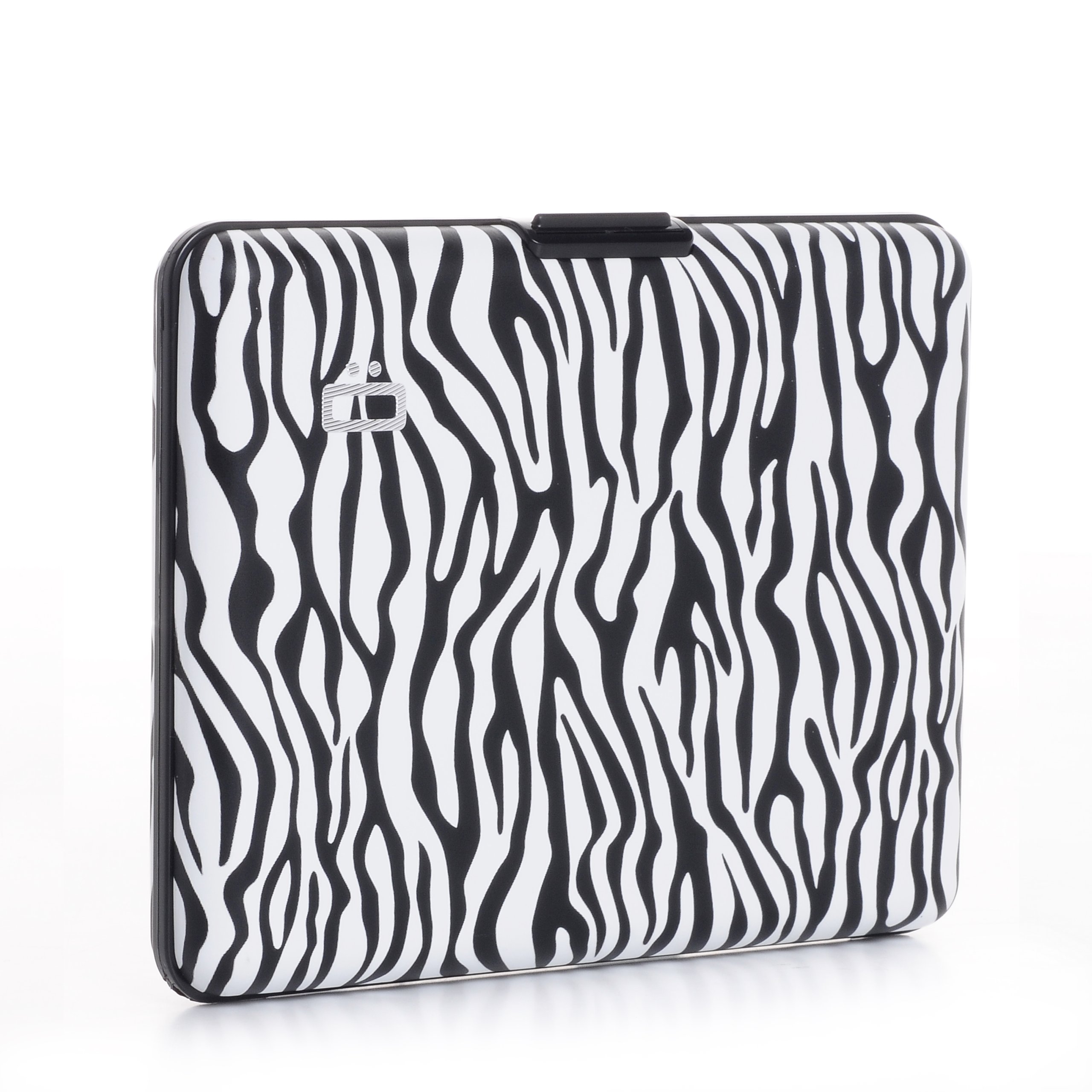 Aluminum Bill Size Wallet Zebra