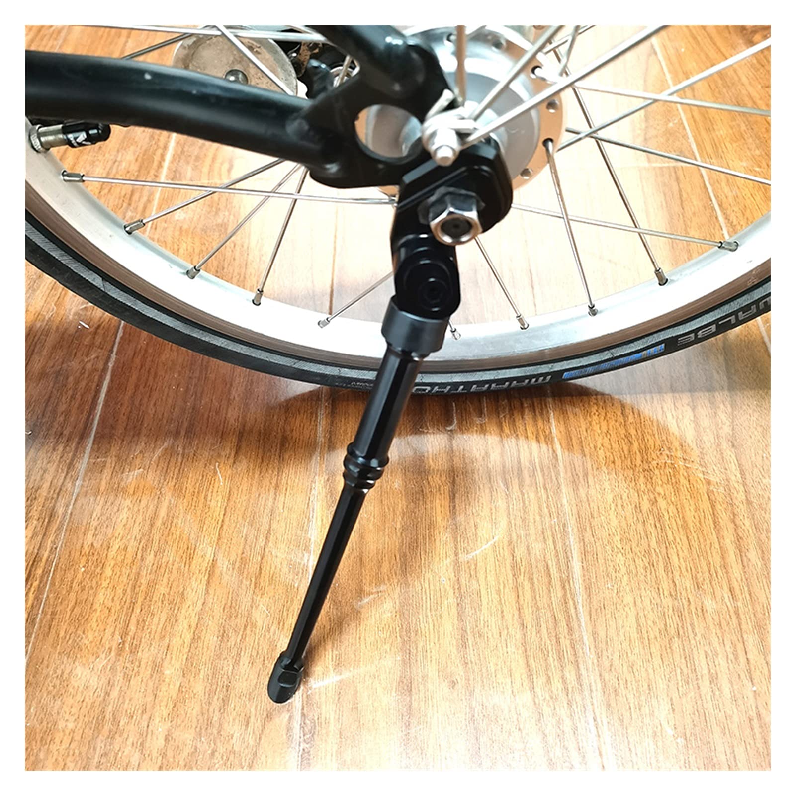 Pata De Cabra para Bicicleta,Pata Bicicleta Ultraligero 91g Bicicleta Bicicleta Plegable Bicicleta Aluminio