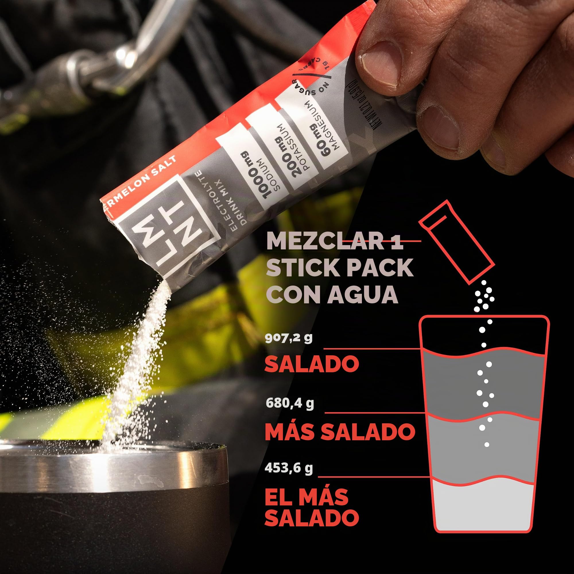 LMNT Keto - Paquetes de electrolitos en polvo | Paleo de hidratación en polvo | Sin azúcar, sin ingredientes artificiales | Sal de sandía | 30 paquetes de palitos
