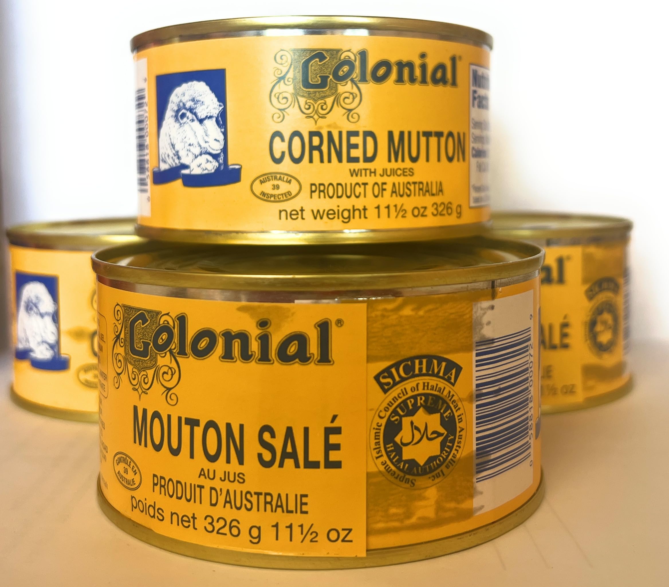 Amazon.com: generic Colonial Corned Mutton with Juices (Pack of 4