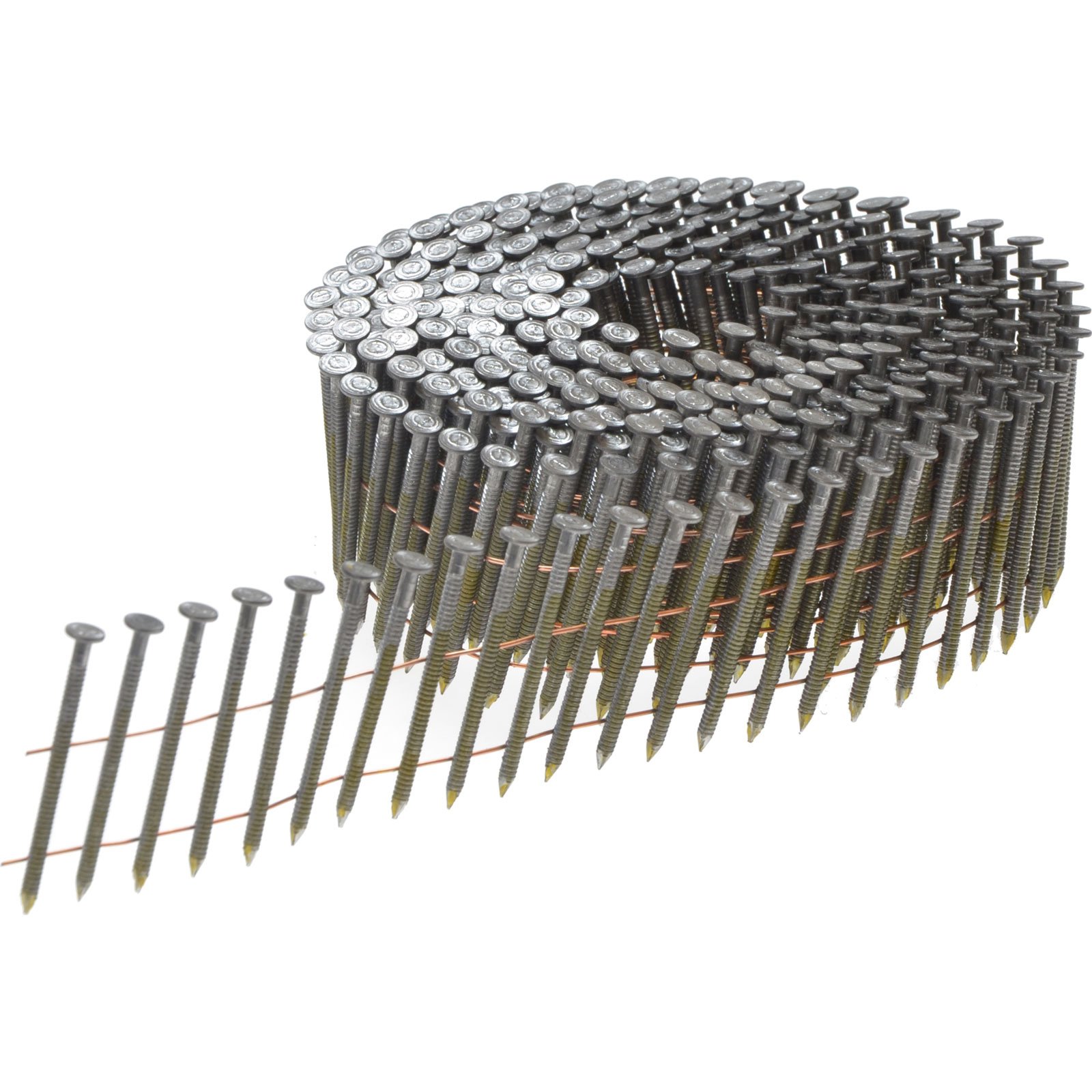 Bostitch Bright Ring Shank Coil Nails 2.3 x 55mm (Pack 13,200) BOSN230R55Q