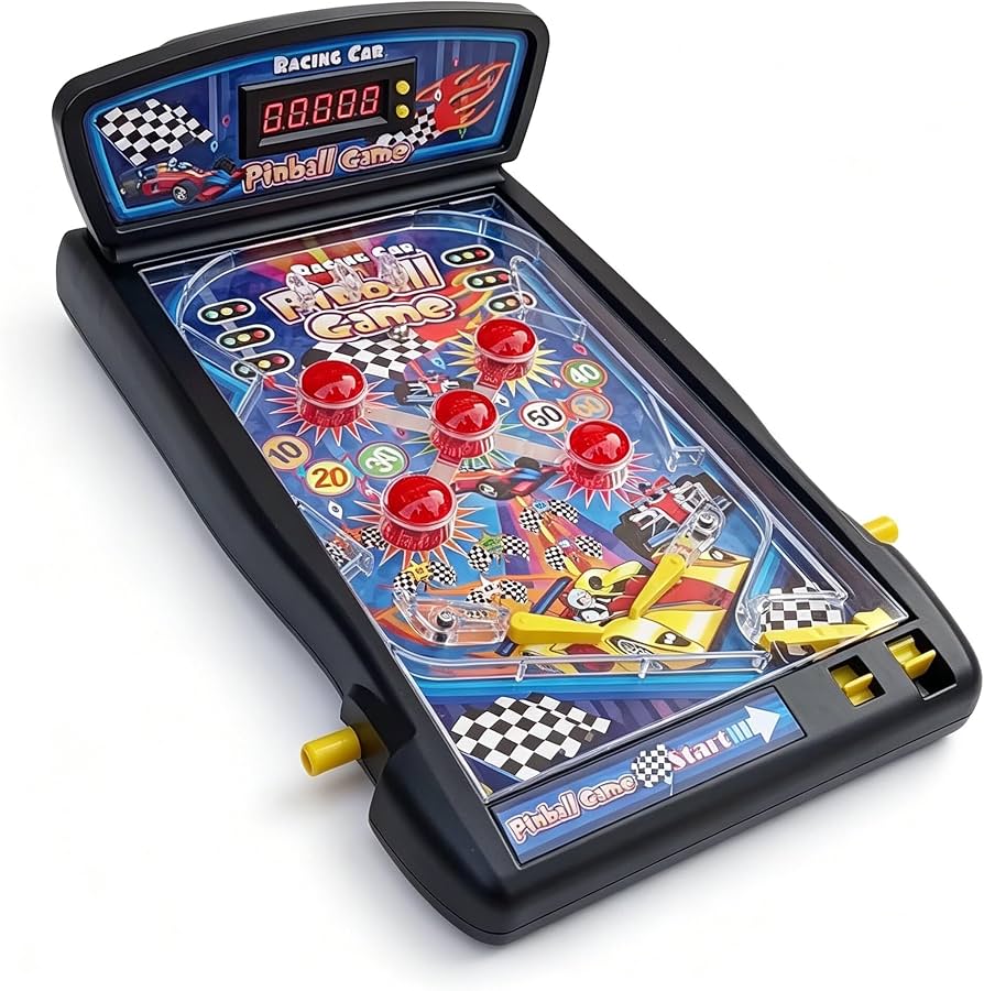 Amazon | Trisquirrel レーシングカー ピンボールマシン 卓上