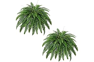 Artificial Boston Fern Plant with 35 Lifelike Branches