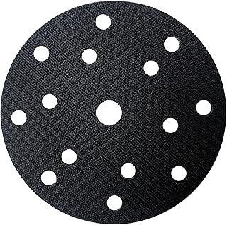 6 Inch 15 Hole 12 mm Thickness Soft Interface Hook and Loop Sponge Cushion Pad Interface Buffer Pad for Sander Car Body Repair Buffing & Polishing