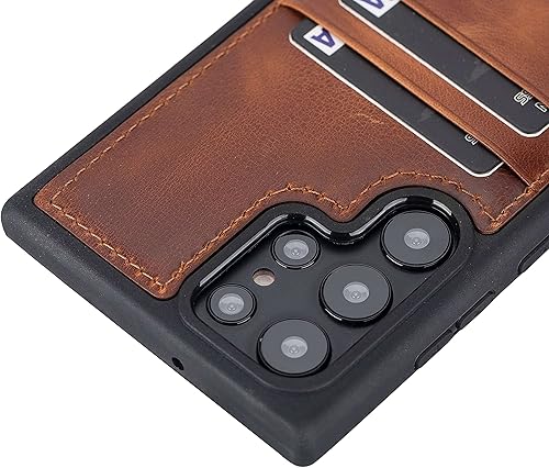 Vista 102 de Venito Capri - Funda de piel tipo cartera compatible con Samsung Galaxy Note 10 Plus (6.8 pulgadas), extra segura, con bloqueo RFID y cubierta