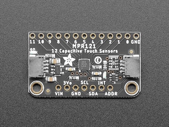 Adafruit 12-Key Capacitive Touch Sensor Breakout - MPR121 [ ADA1982 ]