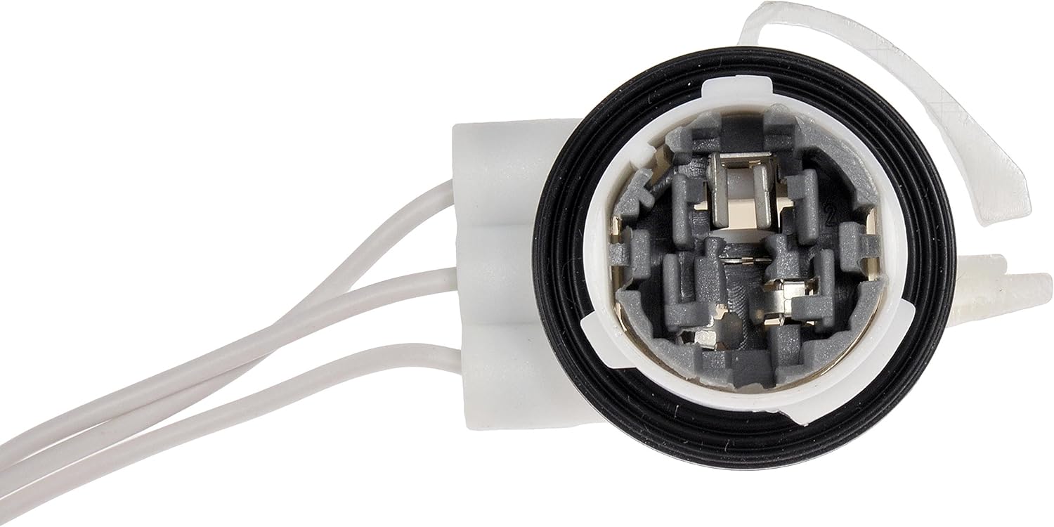 Dorman 645-202 3 Wire Pigtail With Bulb Socket For Left Or Right Headlamp Assembly : Automotive