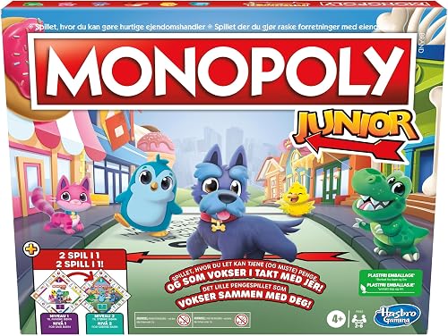 Monopoly - Junior 2 Games In 1