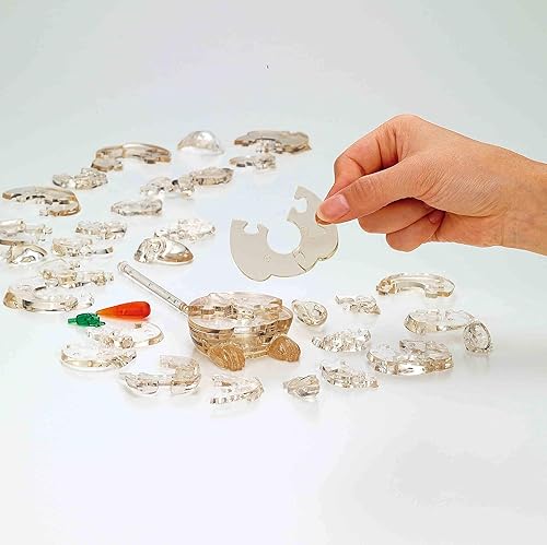 Miniatura 3 de Beverly - Rompecabezas de cristal (43 piezas), color marrón