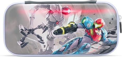 PowerA Slim Case for Nintendo Switch or Nintendo Switch Lite - Metroid Dread, Nintendo Switch OLED Model, Protective Case, Gaming Case, Console Case, Officially Licensed - Nintendo Switch