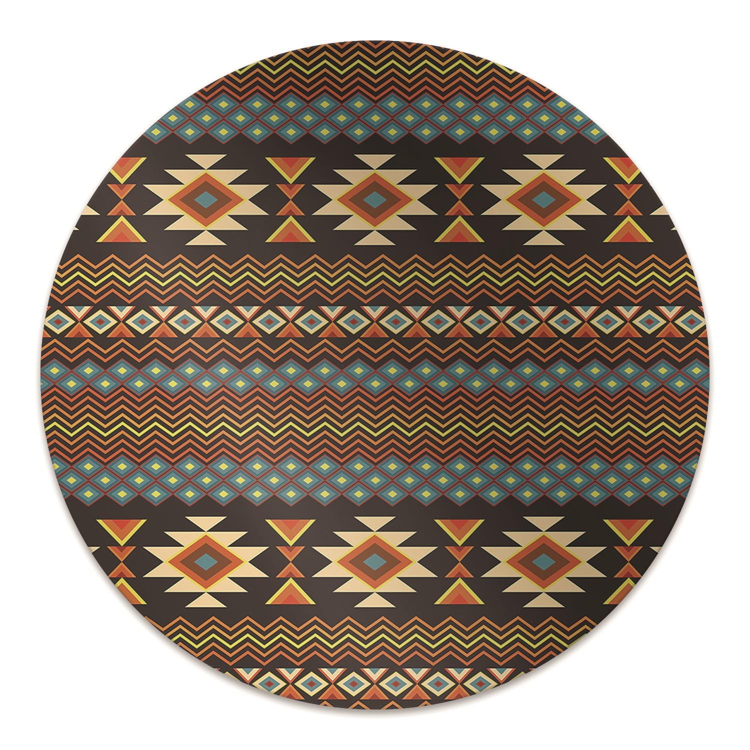 Tapis de protection sol PVC rond 100 cm imperméable et tapis antidérapant