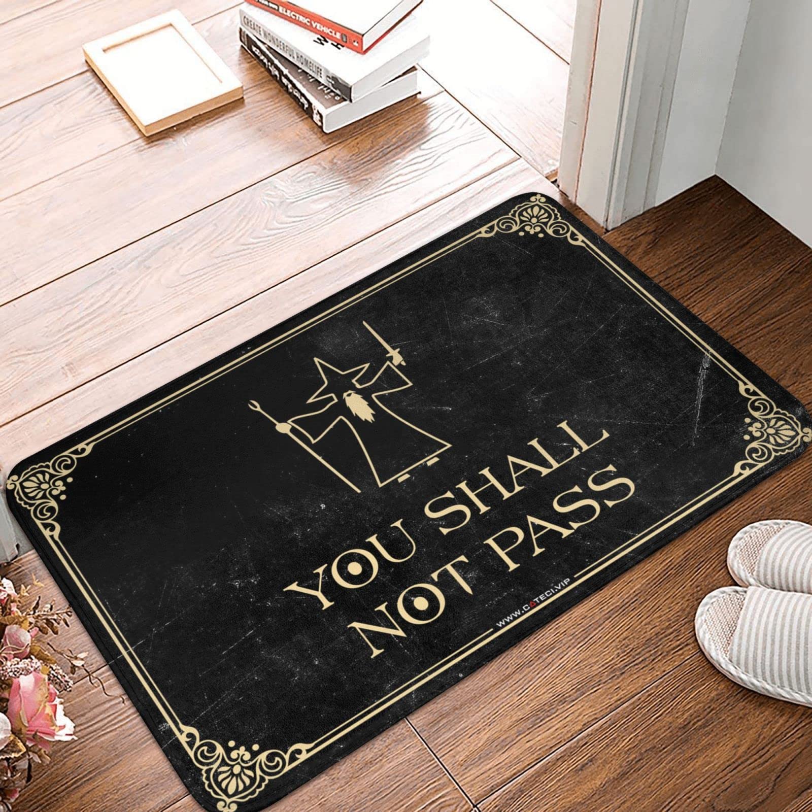 Paillasson You Shall Not Pass tapis extérieur original pour terrasse et patio