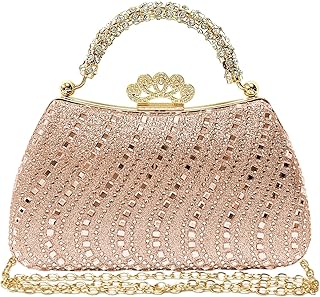 Clutch Purses for Women Rhinestone Formal Evening Bag Sparkly Diamond Handbag for Cocktail Prom Party Wedding