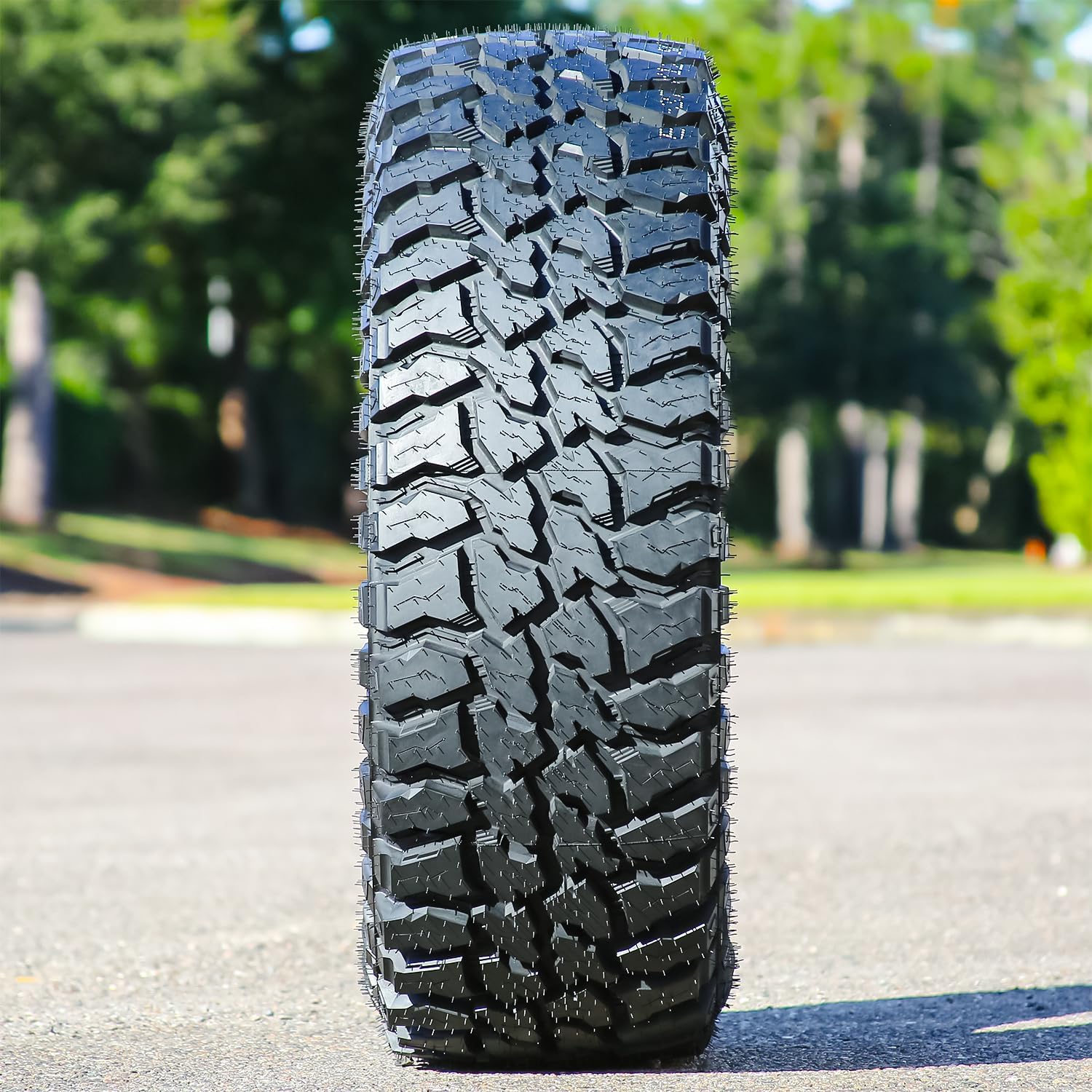 Set of 4 (FOUR) Landspider Rocktraxx M/T Mud Off-Road Light Truck Radial Tires-37X12.50R17LT 37X12.50X17 37X12.50-17 128Q Load Range E LRE 10-Ply RBL Raised Black Letters