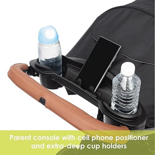 Miniatura 8 de Baby Trend Tango PRO - Sistema de viaje con asiento de coche infantil de elevación segura, Dash Tan