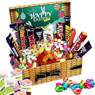 Pick n Mix Sweets Easter Chocolate Hamper | Sweets and Chocolate Gift Hamper | 1Kg Sweets and 13 Standard Chocolates for Easter