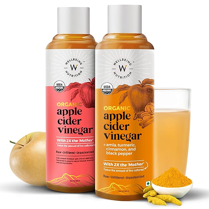 Wellbeing Nutrition ACV Combo USDA Organic Himalayan Apple Cider