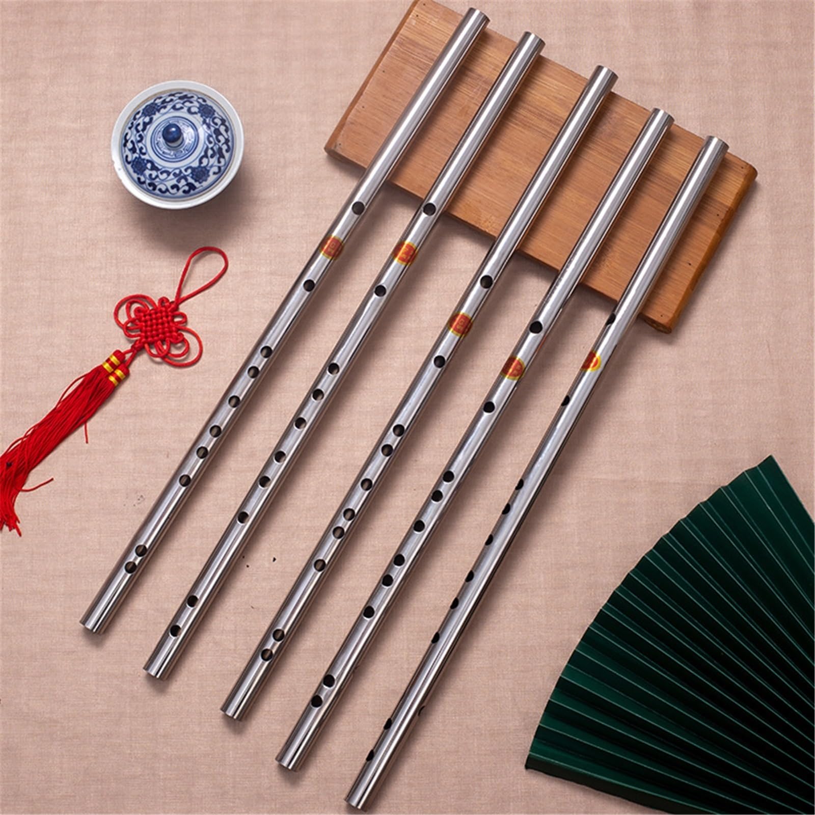 Flauti Kit Acciaio Inox Flauto Dolce Soprano Con Libro Di Istruzioni Borsa, Flauto A Becco Per Principianti, Bambini Adulti, Studenti Di Scuola(G key)