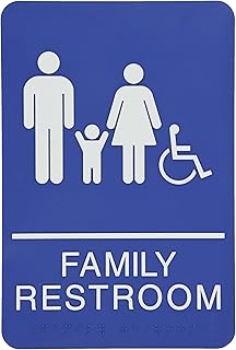 Brady 103872 Plastic Braille Sign, 9