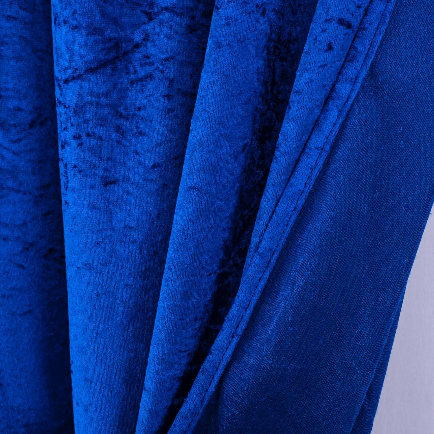 10ft H x 57in W Luxurious Ice Crushed Velvet Event Backdrop Drapes Panels, Curtain Panel for Parties, Birthdays, Anniversaries, Weddings, Graduations (Royal Blue), 29022