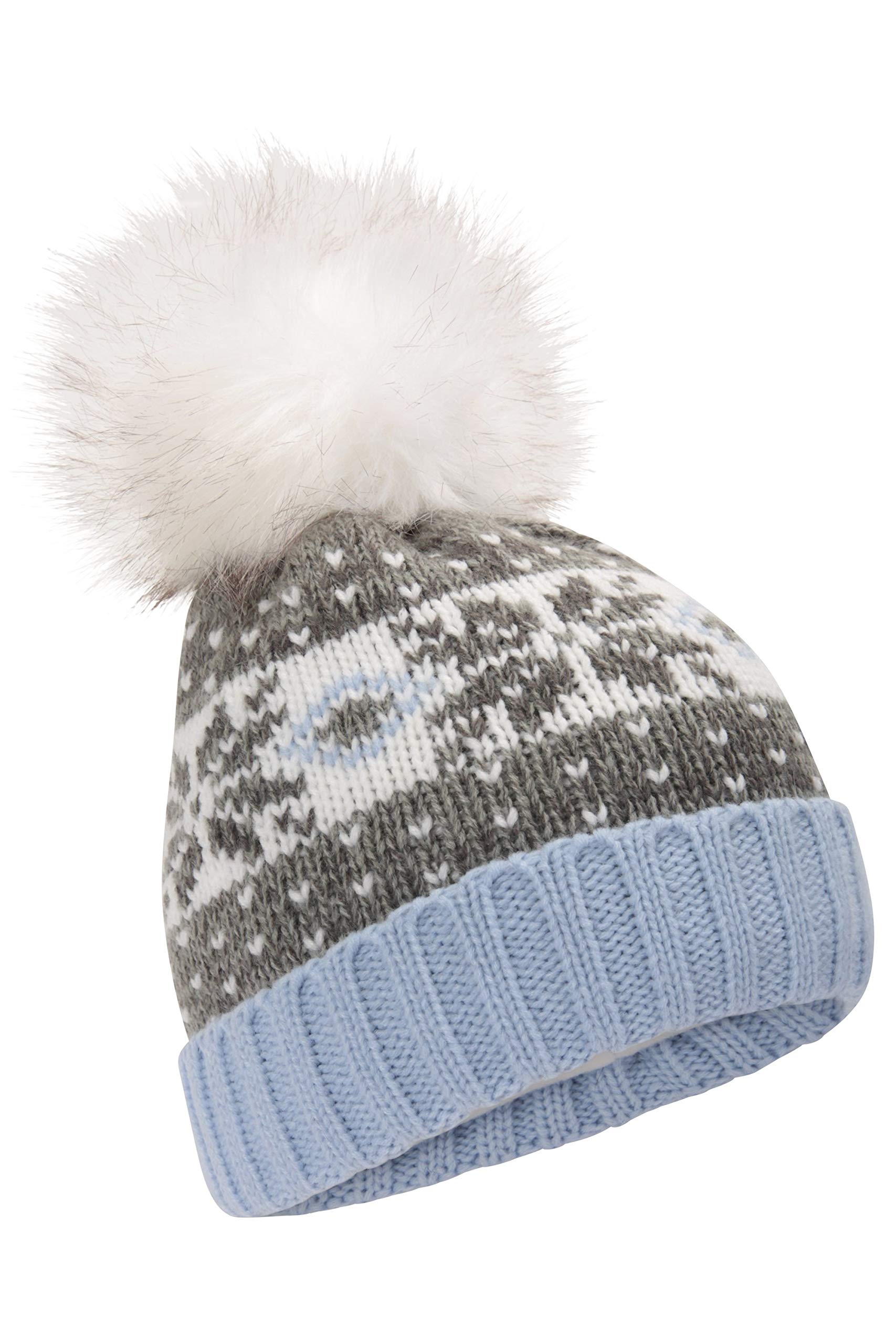 Mountain WarehouseThinsulate Fairisle Womens Pom Beanie - Best for Travelling, Walking & Camping