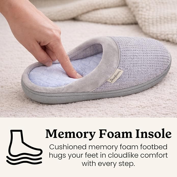 Pantuflas Dearfoams Samantha Sleet Mujer miniatura 3