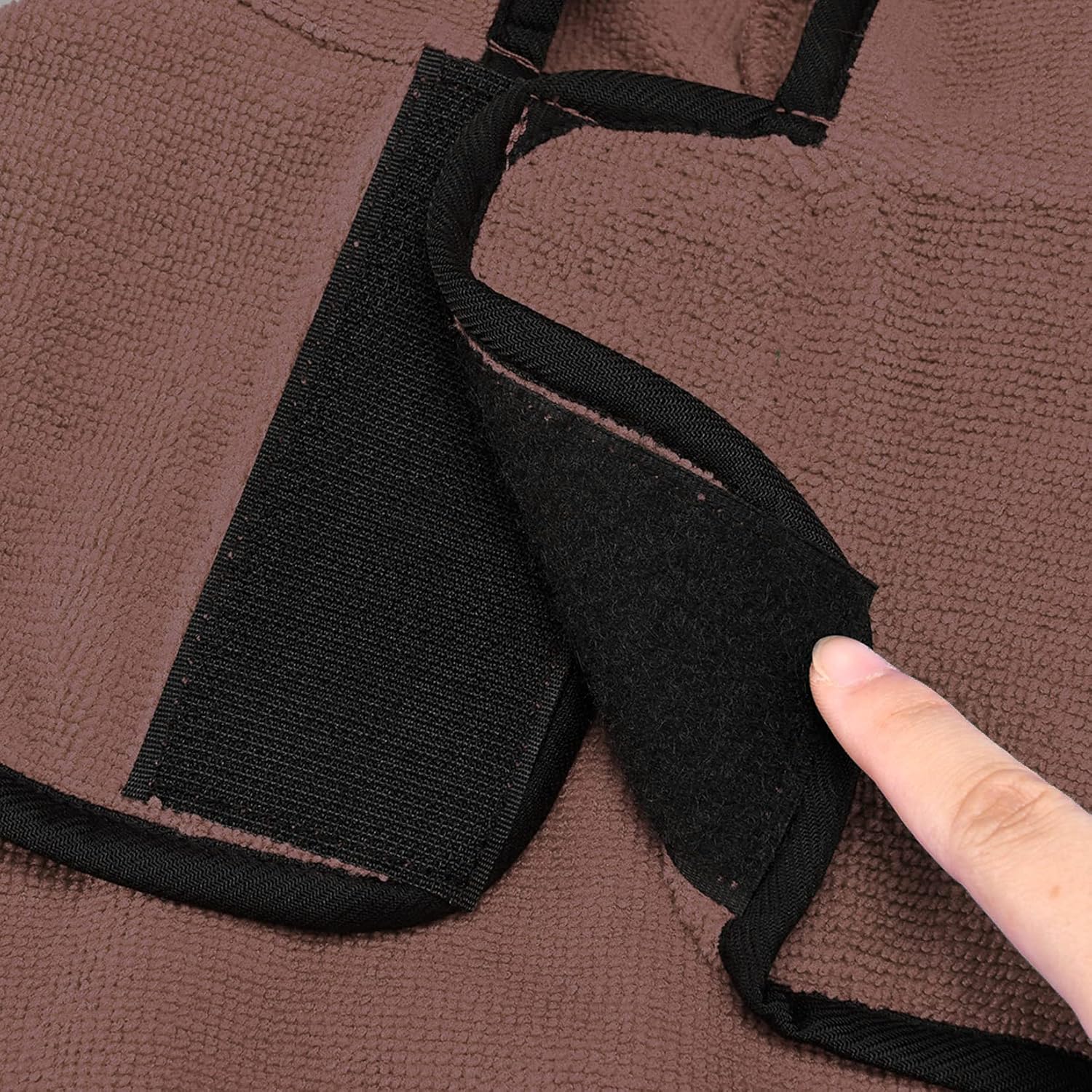 Zunea Dog Bathrobe Towel for Drying Dogs Absorbent Bath Robe with Hood Pet Hoodie Towel with Adjustable Belt for Small Medium Large Dogs Cats Quick Dry for Bathing and Grooming Coffee XL