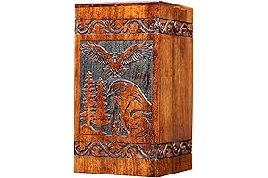 Wooden Memorial Urn for Loved One's XCHG