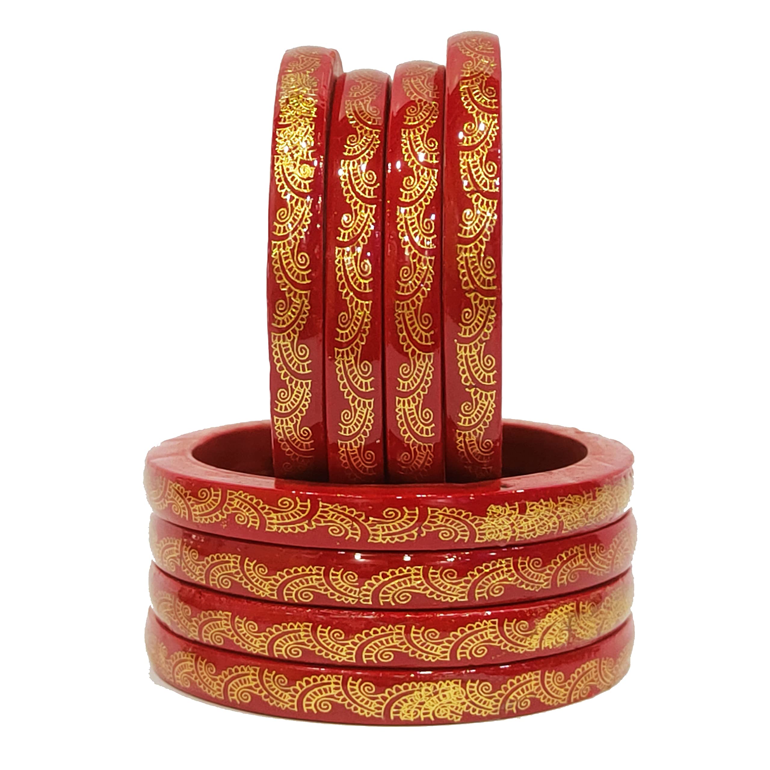 Lahthi Wala Lac Bangles set for women pack of 8 color red 2.2 (B0C56TT9FH) Amazon Price History, Amazon Price Tracker