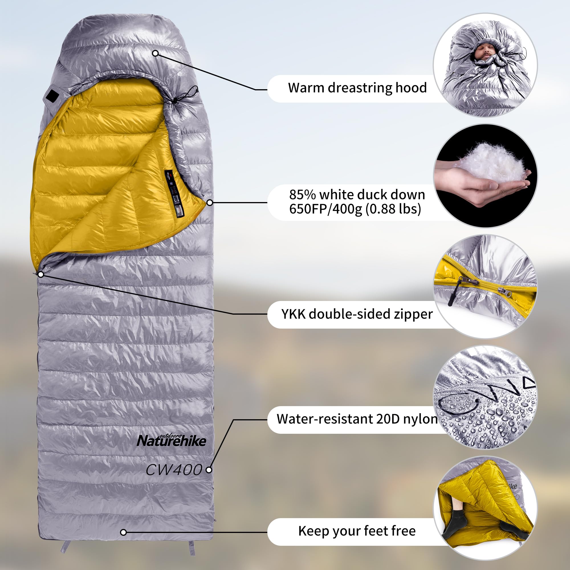 Sac Camping Naturehike Sac De Couchage Naturehike Ultra Léger