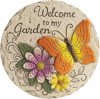 Butterfly garden stepping stone