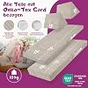 Linodino® Cord Play Sofa Children's Sofa Made of Foam Building Blocks Play Sofa for Children and Cuddly Corner in Child's Room Elven Magic Beige