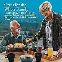 Vista 7 de TAHITIAN NONI Jugo de Morinda, original y auténtico, puré de frutas Noni de Tahití con arándano natural y uva (resveratrol), bebida de bienestar