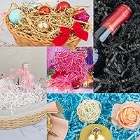 Vista 6 de Caleihd Serpentina de papel de corte arrugado para Navidad, boda, cumpleaños, dama de honor, compromiso, manualidades, cajas de regalo, bolsas, Negro