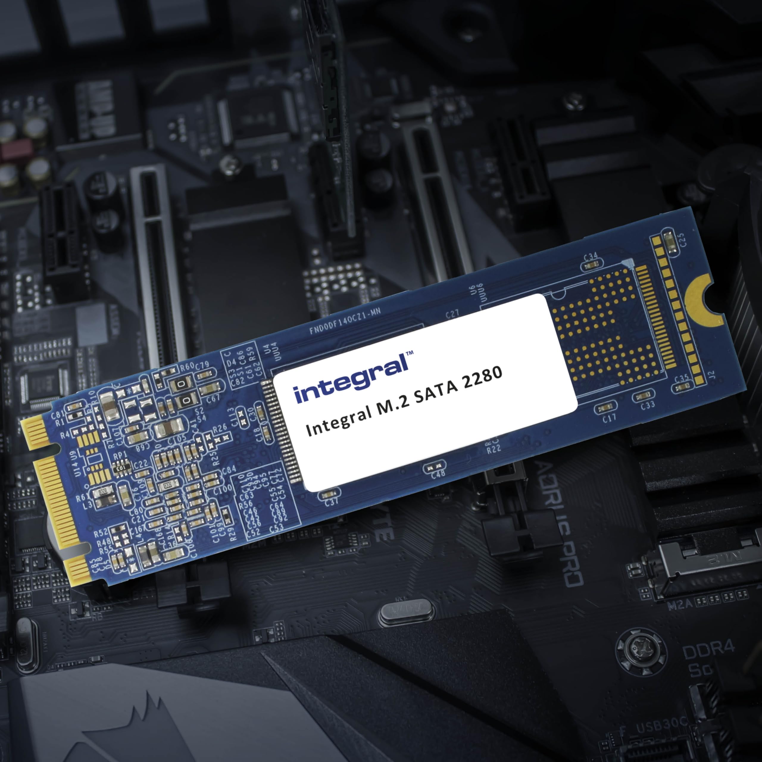 Integral 128 GB mSATA interne SSD voor pc en laptop, tot 480 MB/s lezen 400 MB/s schrijven