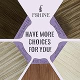 Fshine Extensions Cheveux Naturels Adhésif Seamless 50 g 45 cm 20 pcs Bande Adhésive Châtain Foncé Tape in Remy Humain Hair Invisible pour Femmes Filles Débutantes Mariage Bal de Promo Fête Couleur 2 - 8