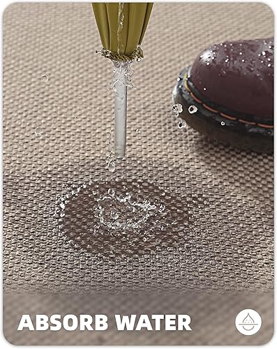 Miniatura 4 de Color&Geometry Tapete para puerta de 22 x 31 pulgadas, tapete para interiores y exteriores, tapetes para puertas principales, tapetes para