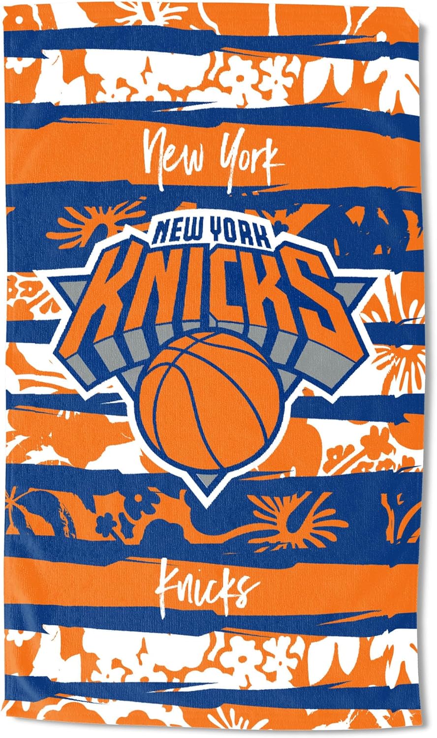 NORTHWEST NBA New York Knicks Beach Towel, 35" x 60", Pocket