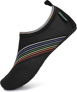 Unisex Badeschuhe Schnell Trocknend Schwimmschuhe Herren Damen Wassersportschuhe, Gr. 36-47